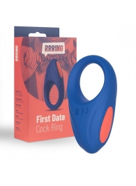 Синее эрекционное кольцо RRRING First Date Cock Ring - FeelzToys - в Миассе купить с доставкой