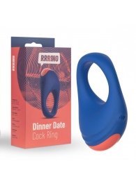 Синее эрекционное кольцо RRRING Dinner Date Cock Ring - FeelzToys - в Миассе купить с доставкой