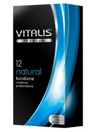 Классические презервативы VITALIS PREMIUM natural - 12 шт. - Vitalis - купить с доставкой в Миассе