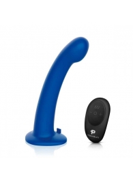 Синяя насадка Remote Control P-Spot G-Spot с черными трусиками - 20 см. - Pegasus - купить с доставкой в Миассе
