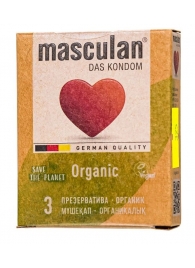 Экологически чистые презервативы Masculan Organic - 3 шт. - Masculan - купить с доставкой в Миассе
