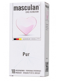 Супертонкие презервативы Masculan Pur - 10 шт. - Masculan - купить с доставкой в Миассе