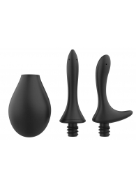 Черный анальный душ Nexus Anal Douche Set с 2 сменными насадками - Nexus Range - купить с доставкой в Миассе