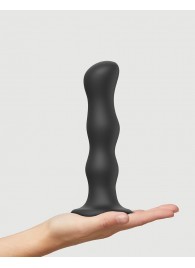 Черная насадка Strap-On-Me Dildo Geisha Balls size XL - Strap-on-me - купить с доставкой в Миассе