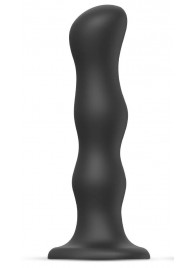 Черная насадка Strap-On-Me Dildo Geisha Balls size XL - Strap-on-me - купить с доставкой в Миассе