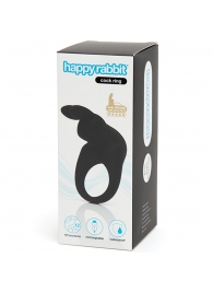 Черное эрекционное виброкольцо Happy Rabbit Rechargeable Rabbit Cock Ring - Happy Rabbit - в Миассе купить с доставкой