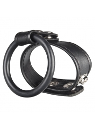 Двойное кольцо выносливости на пенис DUAL STAMINA RING - BlueLine - в Миассе купить с доставкой