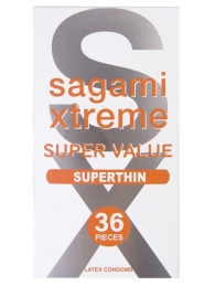 Ультратонкие презервативы Sagami Xtreme Superthin - 36 шт. - Sagami - купить с доставкой в Миассе