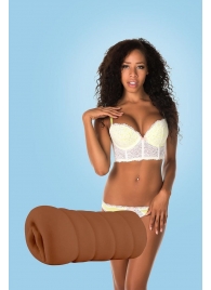 Коричневый мастурбатор-вагина BRIANNA - Dream Toys - в Миассе купить с доставкой