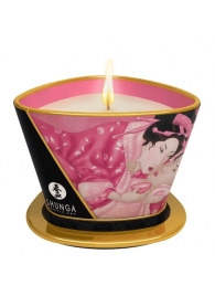 Массажная свеча Rose Petals с ароматом розы - 170 мл. - Shunga - купить с доставкой в Миассе