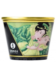 Массажная свеча Exotic Green Tea с ароматом зелёного чая - 170 мл. - Shunga - купить с доставкой в Миассе
