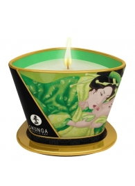 Массажная свеча Exotic Green Tea с ароматом зелёного чая - 170 мл. - Shunga - купить с доставкой в Миассе