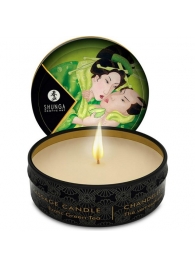 Массажная свеча Exotic Green Tea с ароматом зелёного чая - 30 мл. - Shunga - купить с доставкой в Миассе