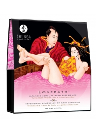 Соль для ванны Lovebath Dragon Fruit, превращающая воду в гель - 650 гр. - Shunga - купить с доставкой в Миассе
