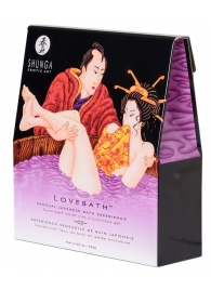 Соль для ванны Lovebath Sensual lotus, превращающая воду в гель - 650 гр. - Shunga - купить с доставкой в Миассе
