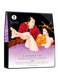 Соль для ванны Lovebath Sensual lotus, превращающая воду в гель - 650 гр. - Shunga - купить с доставкой в Миассе
