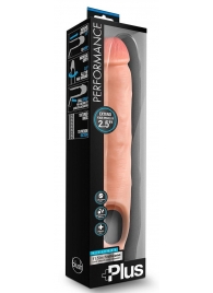 Телесная насадка-удлинитель 11.5 Inch Silicone Cock Sheath Penis Extender - 29,2 см. - Blush Novelties - в Миассе купить с доставкой