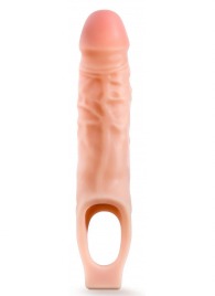 Телесная насадка на пенис 9 Inch Cock Sheath Extender - 22,2 см. - Blush Novelties - в Миассе купить с доставкой