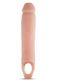 Телесная насадка на пенис 11.5 Inch Cock Sheath Penis Extender - 29,2 см. - Blush Novelties - в Миассе купить с доставкой