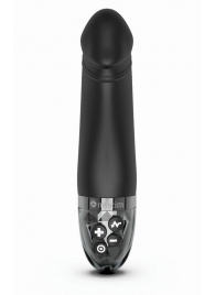 Черный вибратор с электростимуляцией Real Deal Neal - 16,5 см. - MyStim - купить с доставкой в Миассе
