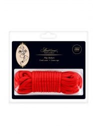 Красная веревка для фиксации - 10 м. - Sweet Caress - купить с доставкой в Миассе