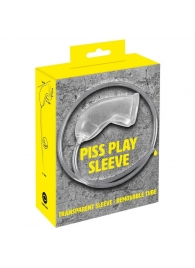 Прозрачная насадка на пенис Piss Play Sleeve для игр с мочеиспусканием - Orion - купить с доставкой в Миассе