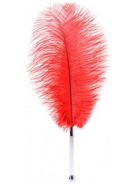 Красное страусовое пёрышко - ToyFa - купить с доставкой в Миассе