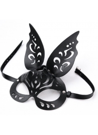 Черная ажурная маска  Зайка  с ушками - Crazy Handmade - купить с доставкой в Миассе