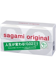 Ультратонкие презервативы Sagami Original 0.02 - 10 шт. - Sagami - купить с доставкой в Миассе