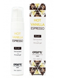Возбуждающий гель Hot Vanilla Espresso Arousal Gel - 15 мл. - Exsens - купить с доставкой в Миассе