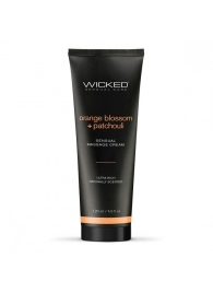 Массажный легкий крем WICKED Orange Blossom plus Patchouli - 120 мл. - Wicked - купить с доставкой в Миассе