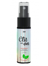 Клиторальный возбуждающий спрей Clit Me On Peppermint - 12 мл. - INTT - купить с доставкой в Миассе