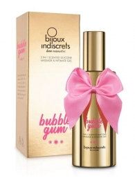 Гель с ароматом жвачки Bubblegum 2-in-1 Scented Silicone Massage And Intimate Gel - 100 мл. - Bijoux Indiscrets - купить с доставкой в Миассе