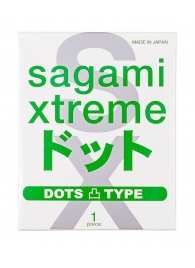 Презерватив Sagami Xtreme Type-E с точками - 1 шт. - Sagami - купить с доставкой в Миассе