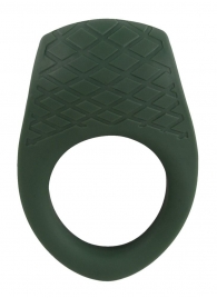 Зеленое эрекционное виброкольцо Luxurious Vibro Cock Ring - Orion - в Миассе купить с доставкой
