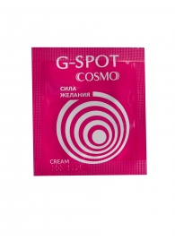Стимулирующий интимный крем для женщин Cosmo G-spot - 2 гр. - Биоритм - купить с доставкой в Миассе