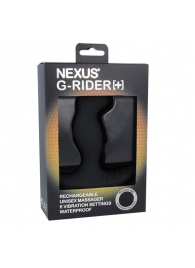 Черный вибромассажер простаты Nexus G-Rider+ - 12,6 см. - Nexus Range - в Миассе купить с доставкой