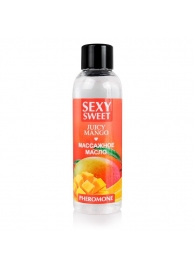 Массажное масло Sexy Sweet Juicy Mango с феромонами и ароматом манго - 75 мл. - Биоритм - купить с доставкой в Миассе