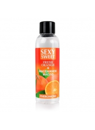 Массажное масло Sexy Sweet Fresh Orange с ароматом апельсина и феромонами - 75 мл. - Биоритм - купить с доставкой в Миассе