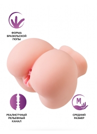 Реалистичный мастурбатор Giovanna - ToyFa - в Миассе купить с доставкой
