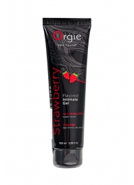 Интимный гель на водной основе Lube Tube Strawberry с клубничным вкусом - 100 мл. - ORGIE - купить с доставкой в Миассе