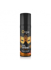 Съедобный гель Dual Vibe Sex On The Beach с эффектом вибрации и вкусом коктейля «секс на пляже» - 15 мл. - ORGIE - купить с доставкой в Миассе