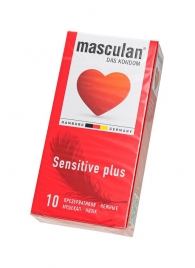 Презервативы Masculan Sensitive plus - 10 шт. - Masculan - купить с доставкой в Миассе