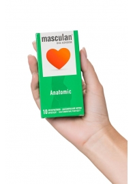 Презервативы анатомической формы Masculan Anatomic - 10 шт. - Masculan - купить с доставкой в Миассе