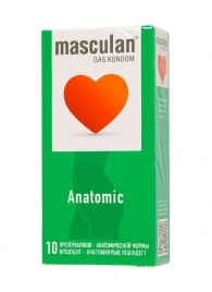 Презервативы анатомической формы Masculan Anatomic - 10 шт. - Masculan - купить с доставкой в Миассе