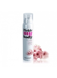 Массажная хрустящая пенка Tickle My Body Cherry Blossom с ароматом вишневого цвета - 150 мл. - Love to Love - купить с доставкой в Миассе