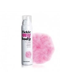 Массажная хрустящая пенка Tickle My Body Cotton Candy с ароматом сладкой ваты - 150 мл. - Love to Love - купить с доставкой в Миассе