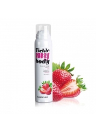 Массажная хрустящая пенка Tickle My Body Strawberry с ароматом клубники - 150 мл. - Love to Love - купить с доставкой в Миассе