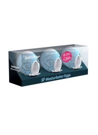 Набор из 3 мастурбаторов-яиц Satisfyer Savage - Satisfyer - в Миассе купить с доставкой