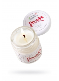 Массажная свеча Brandy   Pear - 35 мл. - Pecado - купить с доставкой в Миассе
